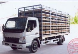 Xe tải chở gia cầm với các mẫu thùng gắn trên nền xe tải chasis cao cấp chất lượng