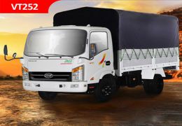 Xe tải Veam VT252 và VT260 tải trọng lớn nhất và kích thước thùng dài nhất 